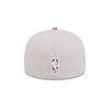 San Antonio Spurs Men's New Era 9Fifty 2Tone Colorpack Fitted Cap - Stone and Brown
