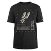 San Antonio Spurs Men's New Era Bristol Primary T-Shirt - Black