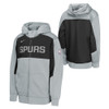 San Antonio Spurs Youth OuterStuff Full Zip Showtime Hoodie - Gray and Black