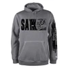 San Antonio Spurs Men's New Era 2024-2025 Tip-Off SATX Hoodie - Gray and Black