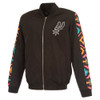 San Antonio Spurs Men's JH Design 2025-2026 City Edition Bomber Jacket - Black