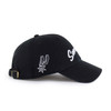 San Antonio Spurs Men's '47 Brand 2025-2026 City Edition Clean Up Wordmark Adjustable Cap - Black