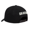 San Antonio Spurs Men's Pro Standard Modern Original Adjustable Cap - Black and Gray