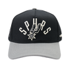 San Antonio Spurs Men's Pro Standard Modern Original Adjustable Cap - Black and Gray