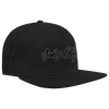 San Antonio Spurs Men's Pro Standard Primary Blackout Pro Adjustable Cap - Black
