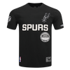 San Antonio Spurs Men's Pro Standard Ringer Modern Original T-Shirt - Black