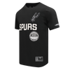 San Antonio Spurs Men's Pro Standard Ringer Modern Original T-Shirt - Black