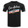 San Antonio Spurs Men's Pro Standard 2025-2026 City Edition SA Wordmark T-Shirt - Black