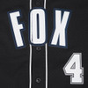 San Antonio Spurs Men's Pro Standard De'Aaron Fox #4 Baseball Jersey - Black