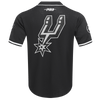 San Antonio Spurs Men's Pro Standard De'Aaron Fox #4 Baseball Jersey - Black