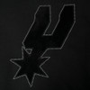 San Antonio Spurs Men's Pro Standard Primary Black Out Hoodie - Black