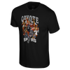 San Antonio Spurs Men's Stadium Essentials Coyote Cross Roads T-Shirt - Black