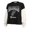 San Antonio Spurs Women's '47 Brand 2025-2026 City Edition City Drop Long Sleeve T-Shirt - Black