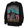 San Antonio Spurs Women's '47 Brand 2025-2026 City Edition Go Big Oversized Crew - Black