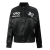 San Antonio Spurs Women's Pro Standard Modern Satin Jacket - Black