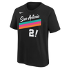San Antonio Spurs Youth Nike 2025-2026 City Edition Name and Number #2! Coyote T-Shirt - Black