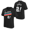 San Antonio Spurs Youth Nike 2025-2026 City Edition Name and Number #2! Coyote T-Shirt - Black