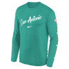 San Antonio Spurs Youth Nike 2025-2026 City Edition Game Long Sleeve T-Shirt - Teal
