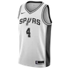 San Antonio Spurs Youth Nike #4 De'Aaron Fox Association Swingman Jersey - White
