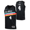 San Antonio Spurs Youth Nike 2025-2026 City Edition #4 De'Aaron Fox Swingman Jersey - Black