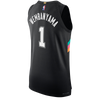 San Antonio Spurs Men's Nike 2025-2026 City Edition #1 Victor Wembanyama Authentic Jersey - Black