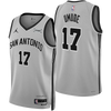 San Antonio Spurs Men's Nike Stanley Umude 2025-2026 Statement Edition Swingman Jersey San Antonio Spurs Men's Nike Stanley Umude 2025-2026 Statement Edition Swingman Jersey