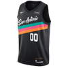 San Antonio Spurs Men's Nike 2025-2026 City Edition Custom Personalized Swingman Jersey - Black