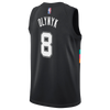 San Antonio Spurs Men's Nike 2025-2026 City Edition #8 Kelly Olynyk Swingman Jersey - Black