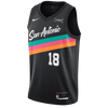 San Antonio Spurs Men's Nike 2025-2026 City Edition #18 Bismack Biyombo Swingman Jersey - Black