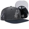San Antonio Spurs Men's Pro Standard Primary Logo First Team Cap - Black