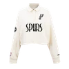 San Antonio Spurs Women's Pro Standard Original Primary Polo - Eggshell