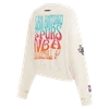 San Antonio Spurs Women's 2026-2027 City Edition Pro Standard Wave Crewneck - Eggshell
