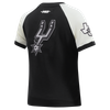 San Antonio Spurs Women's Pro Standard First Team Raglan Tee - Black and White