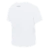 San Antonio Spurs Women's Pro Standard Crystalline Slim T-Shirt - White