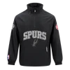 San Antonio Spurs Men's Pro Standard Pregame Spurs 1/4 Zip - Black