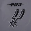 San Antonio Spurs Men's Pro Standard Pregame Spurs 1/4 Zip - Gray