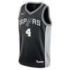 San Antonio Spurs Youth Nike De'Aaron Fox Icon Edition Swingman Jersey