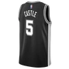San Antonio Spurs Youth Nike Stephon Castle Icon Edition Swingman Jersey