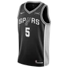 San Antonio Spurs Youth Nike Stephon Castle Icon Edition Swingman Jersey