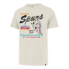 San Antonio Spurs Men's '47 Brand Logoman Regional Hardwood Classic Frank T-Shirt - Cream