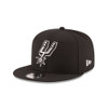 San Antonio Spurs Men's New Era 2026 NBA Finals Side Patch 9FIFTY Snapback Hat - Black
