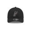 San Antonio Spurs Men's New Era 2026 NBA Finals Side Patch 9FORTY Adjustable Hat - Black