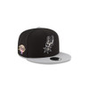 San Antonio Spurs Youth New Era 2026 NBA Finals Side Patch 9FIFTY Snapback Hat - Black