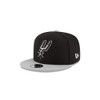 San Antonio Spurs Youth New Era 2026 NBA Finals Side Patch 9FIFTY Snapback Hat - Black
