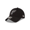 San Antonio Spurs Men's New Era 2026 NBA Finals Side Patch 9TWENTY Adjustable Hat - Black