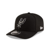 San Antonio Spurs Men's New Era 2026 NBA Finals Side Patch 9SEVENTY Stretch-Snap Hat - Black