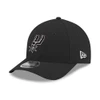 San Antonio Spurs Men's New Era 9FORTY M-Crown Primary Logo Adjustable Cap - Black