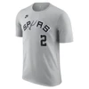 San Antonio Spurs Men's Nike 2026/2027 Classic Edition Dylan Harper Name and Number T-Shirt - Gray