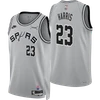San Antonio Spurs Men's Nike 2026/2027 Classic Edition Tobias Harris Swingman Jersey - Gray
