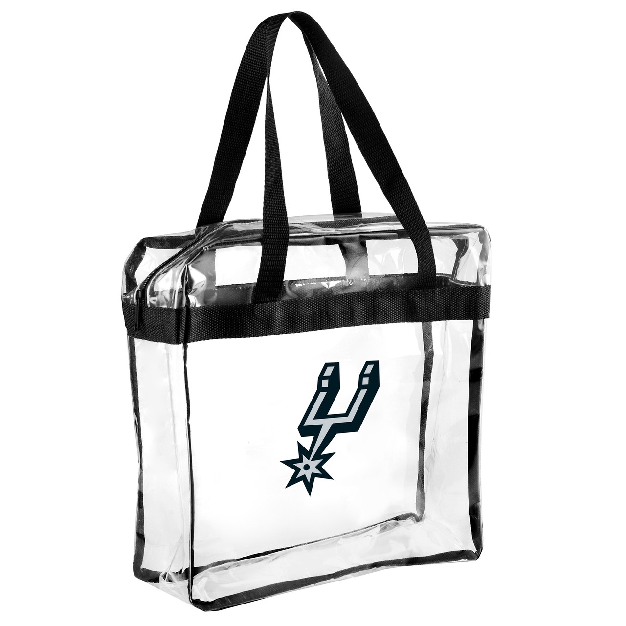 San Antonio Spurs FOCO Clear Messenger Bag The Official Spurs